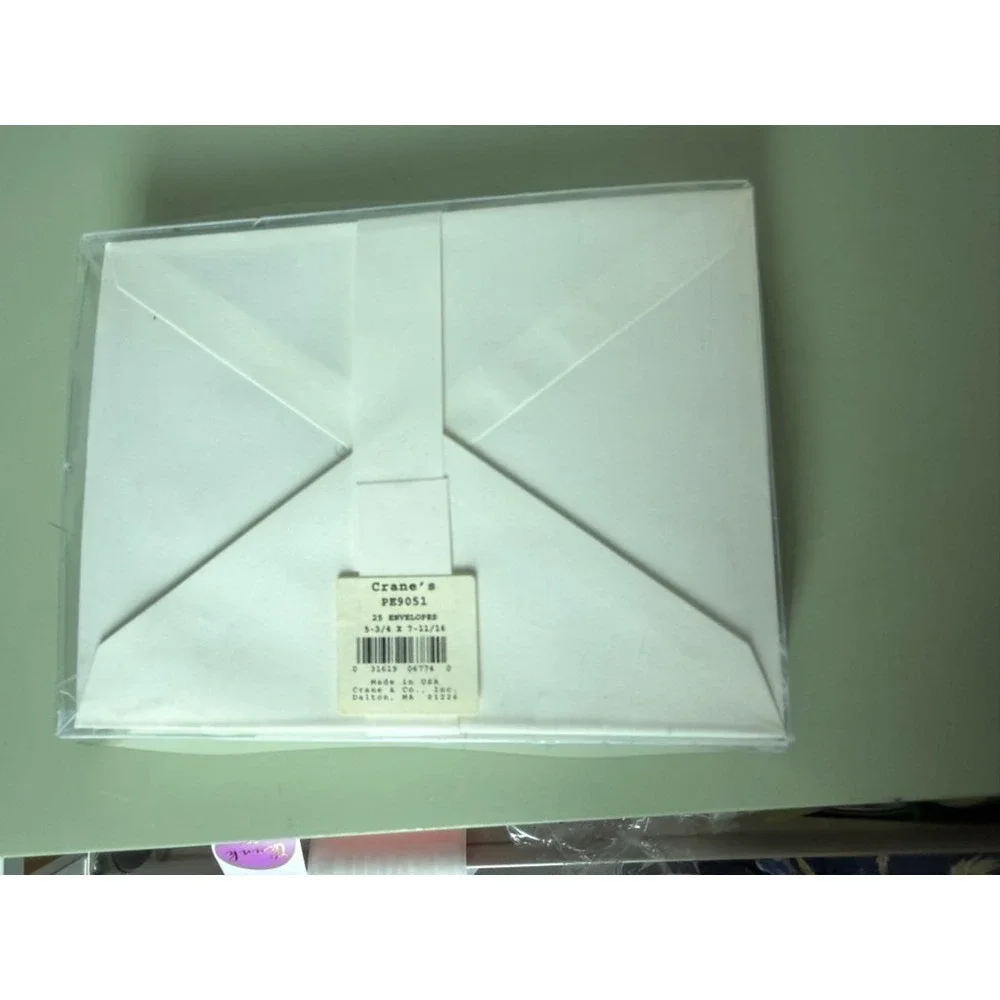 Crane's Stationery Lot 90 Pc Gold Silver Lined Envelopes Cards USA New